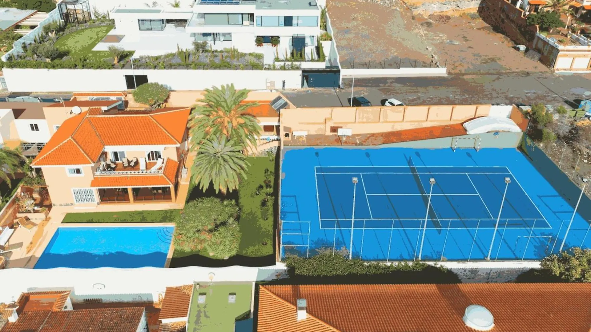 הוילה Tabaiba Avo House Garden