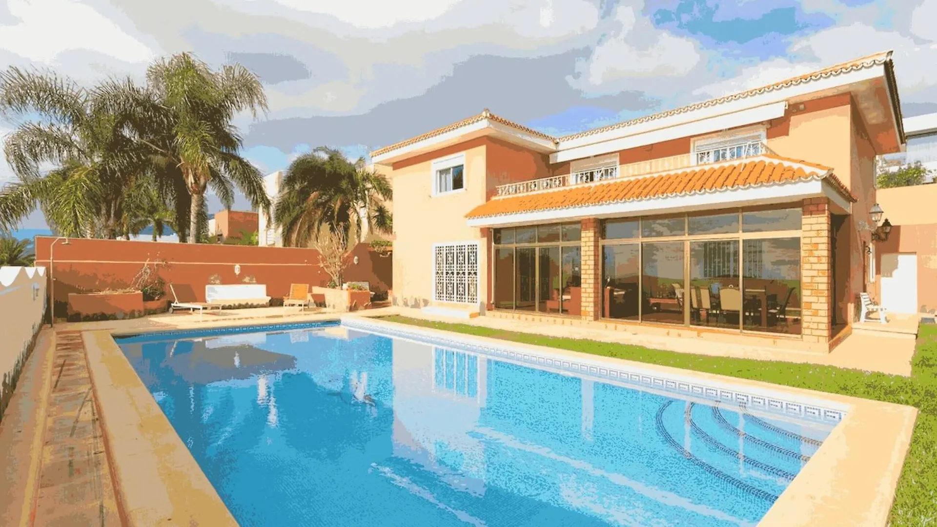 הוילה Tabaiba Avo House Garden בית נופש