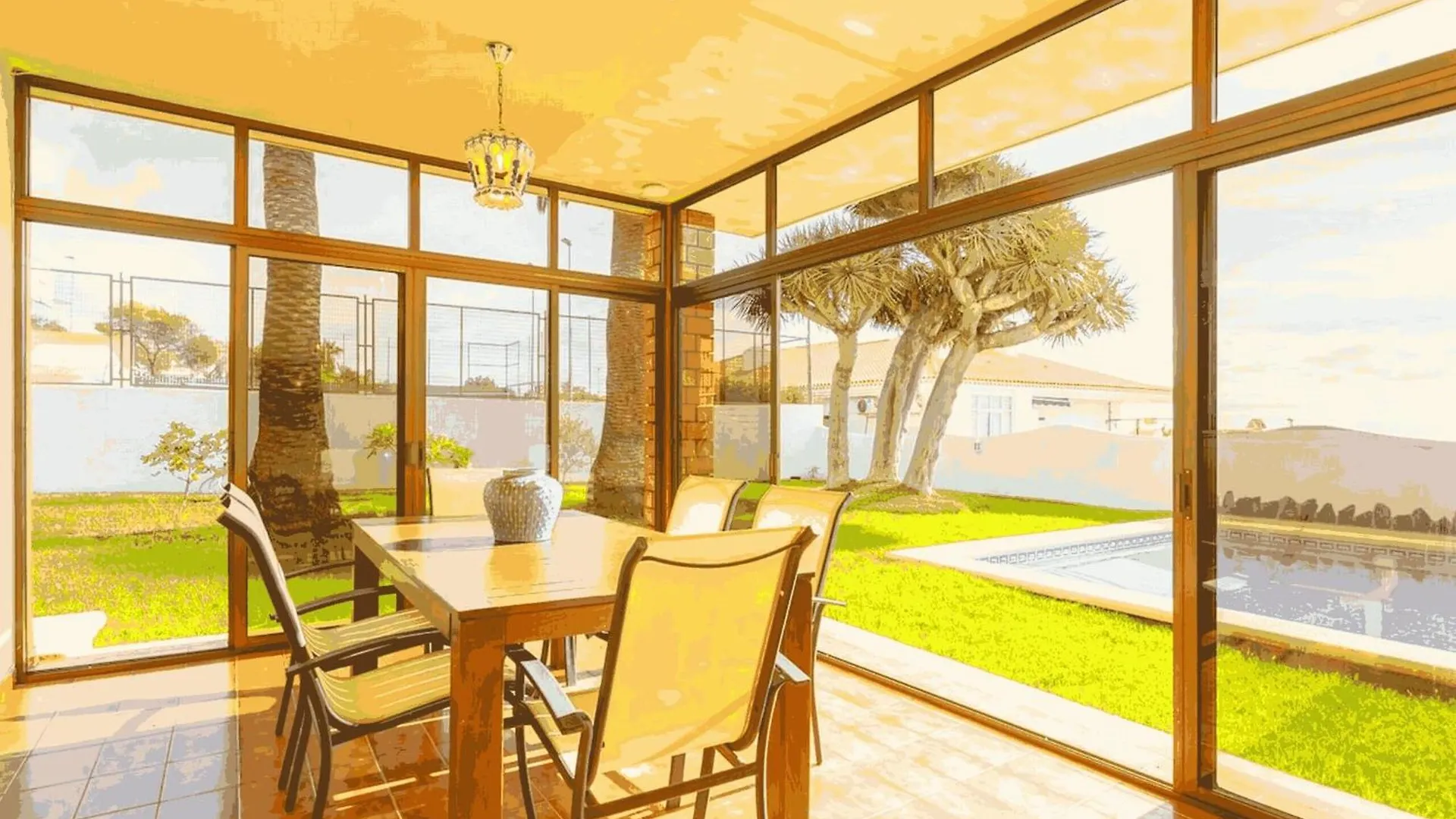 הוילה Tabaiba Avo House Garden